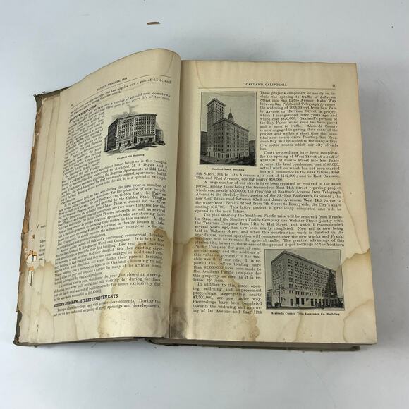 1926 CA Oakland Berkeley Alameda City Directory POOR Business Ancestry Genealogy - Picture 8 of 16